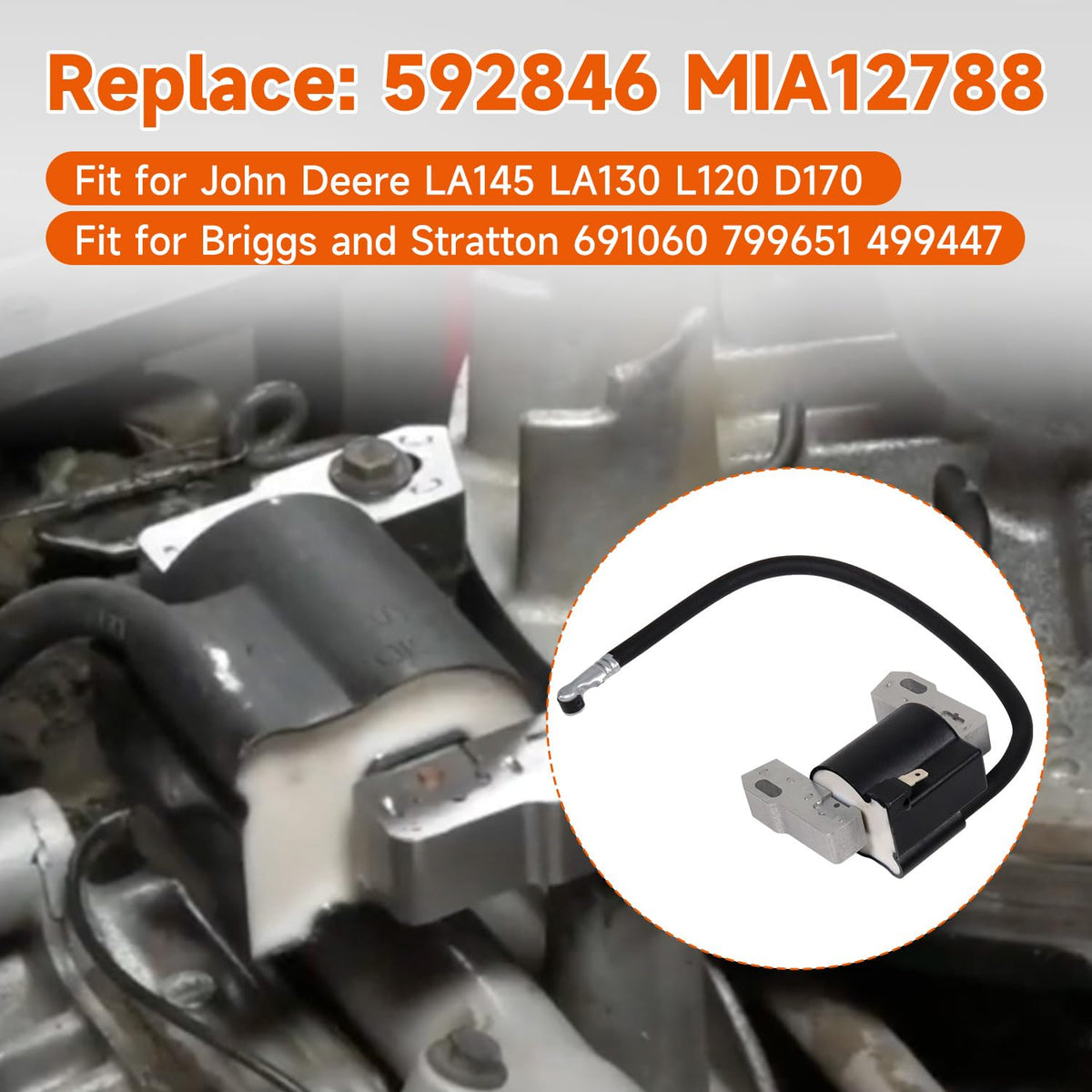 Bufeeg installed on engine demonstration illustrating direct-fit on John Deere for reliable starts