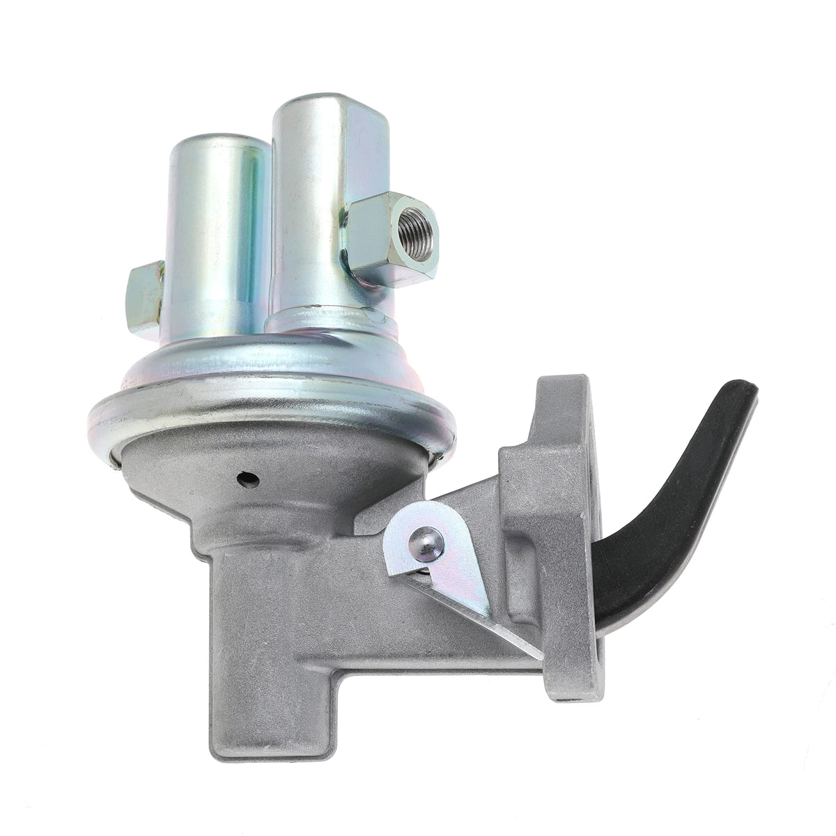 Bufeegua pump close-up of ports and flange for accurate alignment benefit