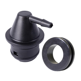 Buggies Unlimited fuel tank vent assembly front view showing precise fit and reliable venting