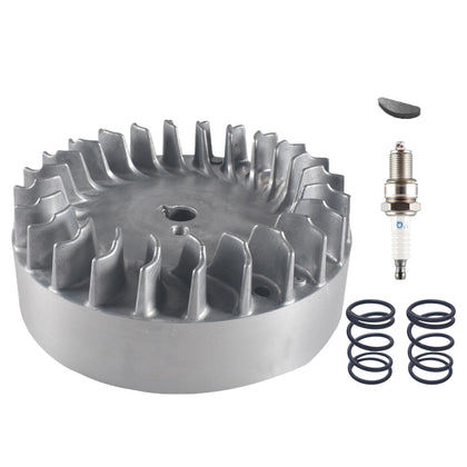 BUHNSS flywheel front view showing compact high-RPM design and quicker revs