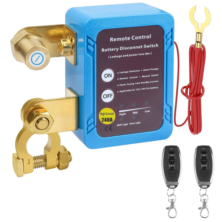 BuiBettFu front panel showing switch and indicators for secure control