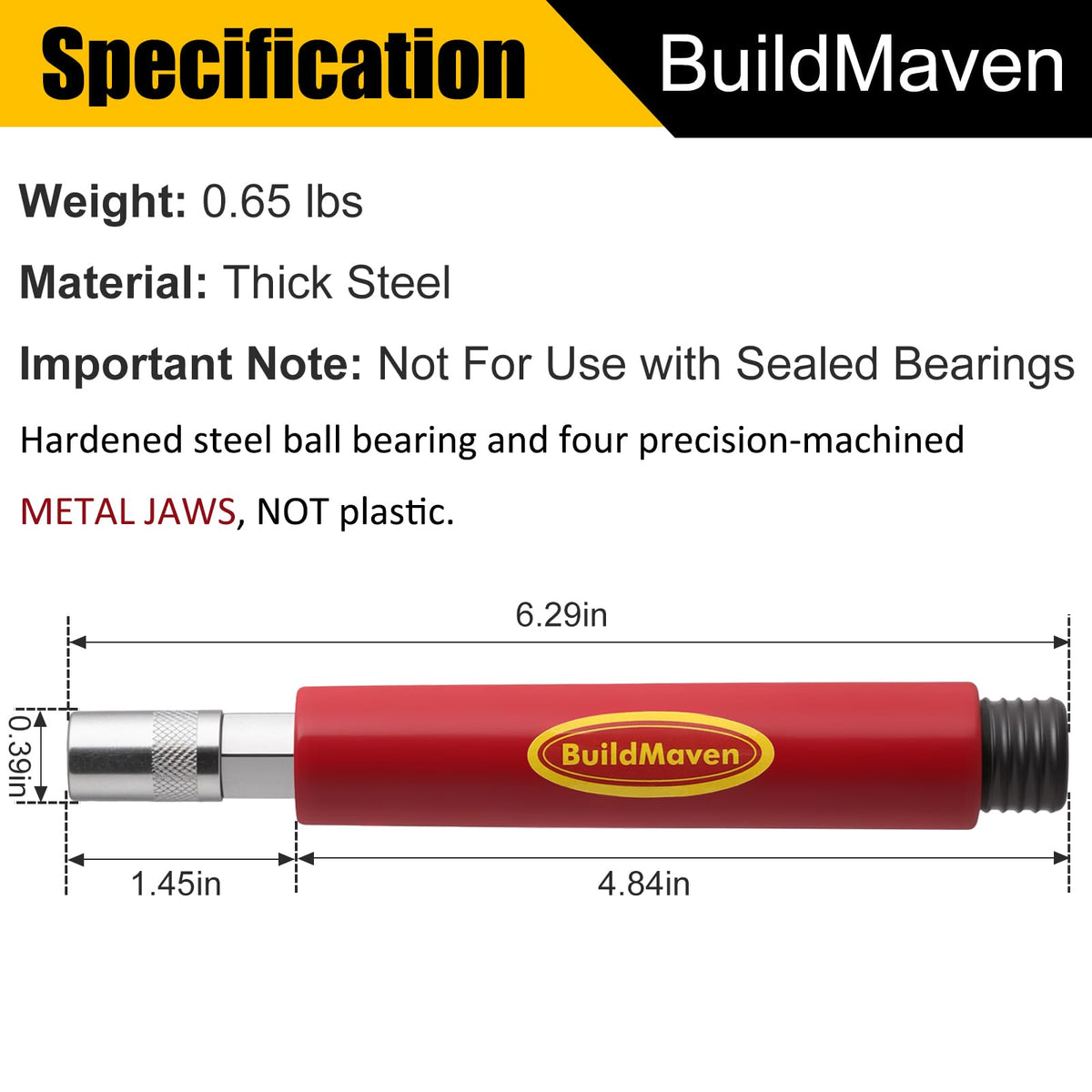 BuildMaven disassembled parts layout illustrating simple serviceability and easy maintenance for longevity
