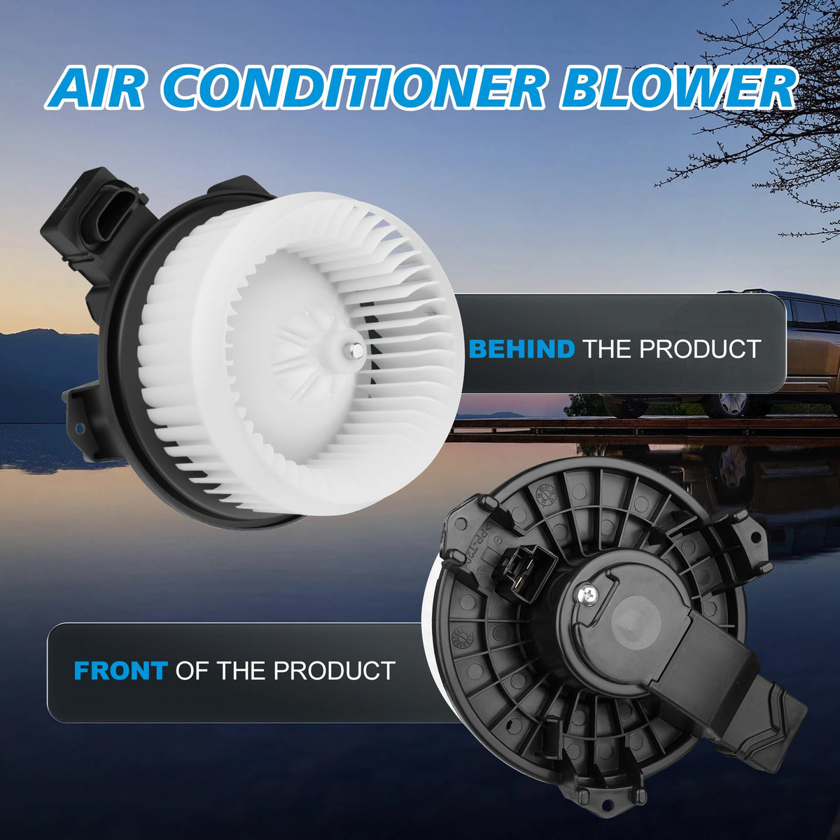 BULIAZY dashboard airflow lifestyle image showing improved cabin ventilation