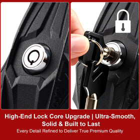 Buling close-up of machined aluminum body for long-term durability and strength