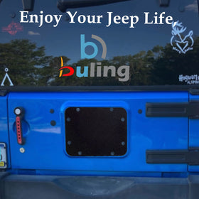 Buling lifestyle view of Jeep rear showing cleaner finished look