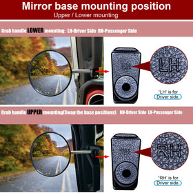 Buling mounting base detail illustrating secure OEM-threaded fit