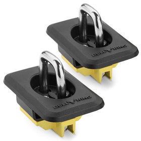 Bull Ring front view of two-pack anchors showing packaging and model details, emphasizing OEM fit