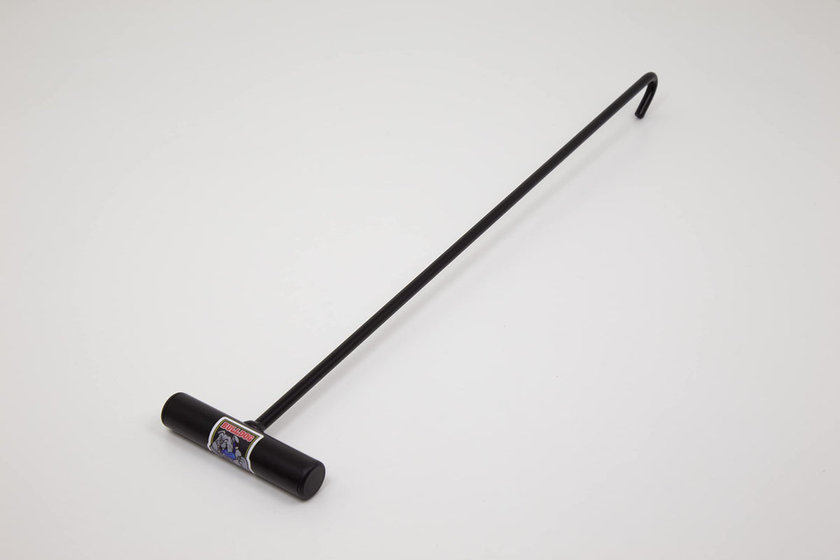 Bulldog Metalworks front view of 16 inch black puller showing full tool and finish