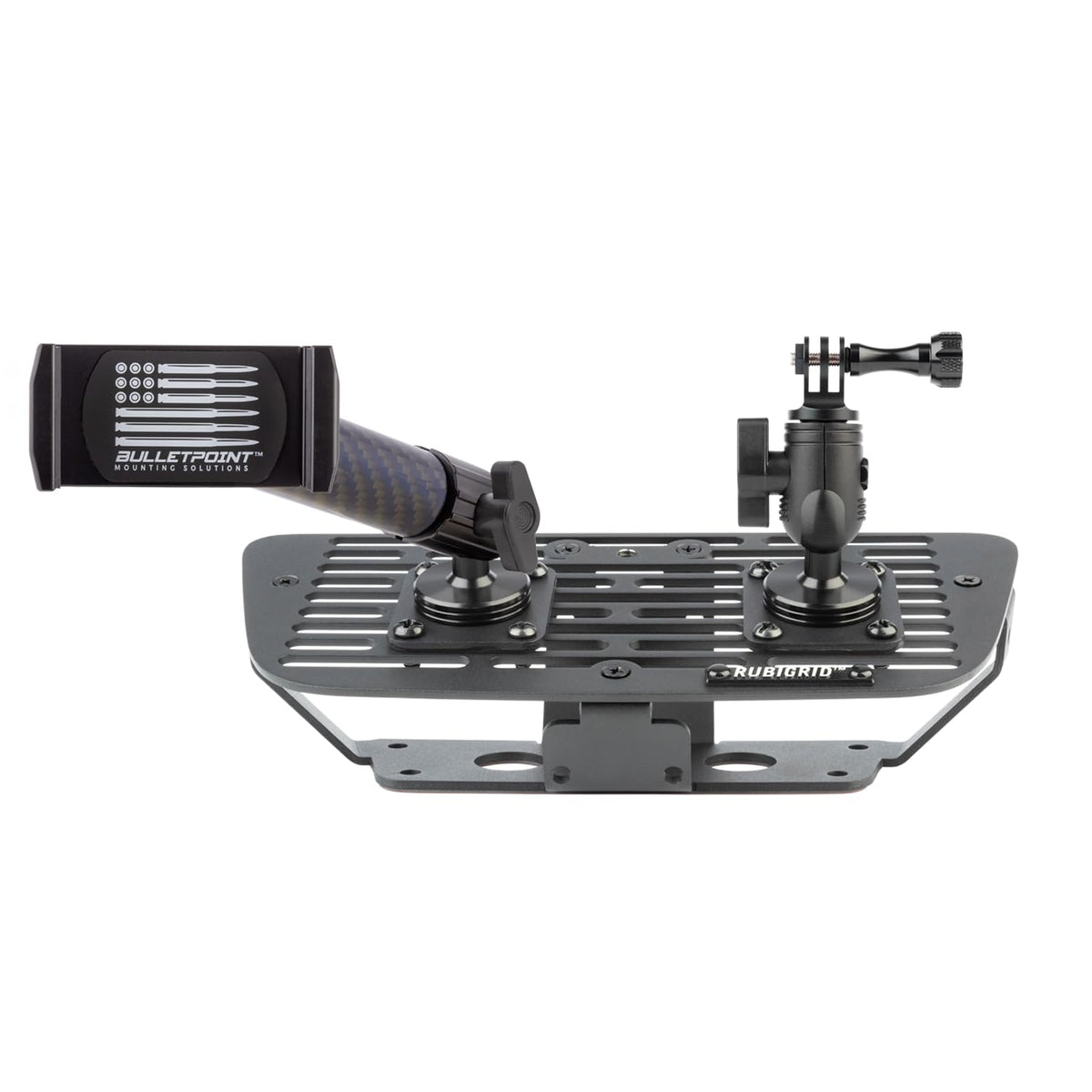 Bulletpoint RubiGrid front view showing clean dash integration and sturdy platform
