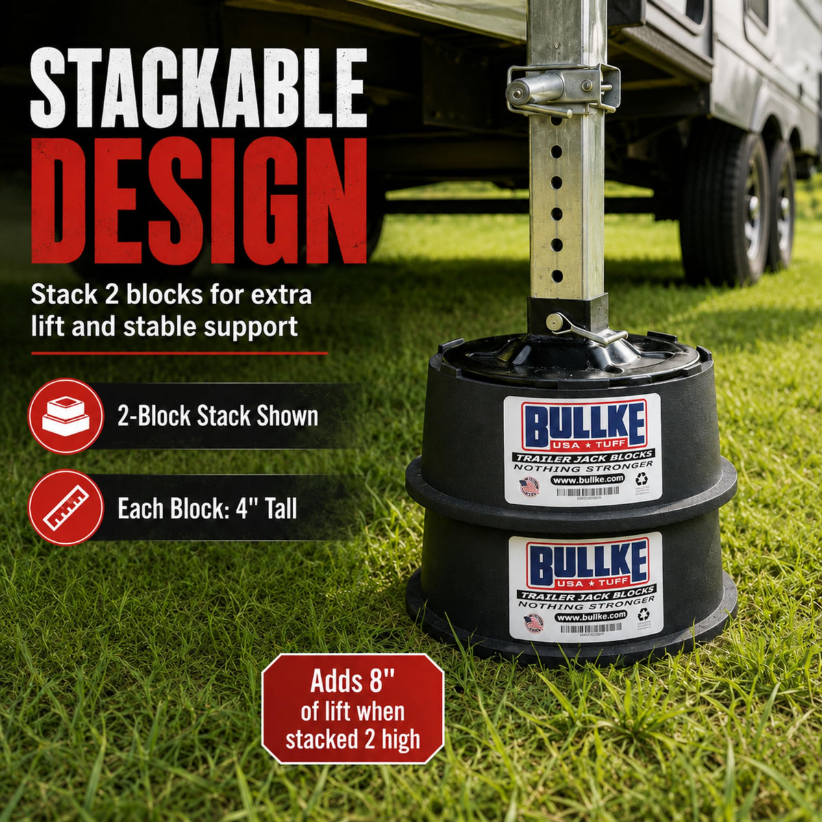 bullke product label and specs highlighting USA-made durability benefit