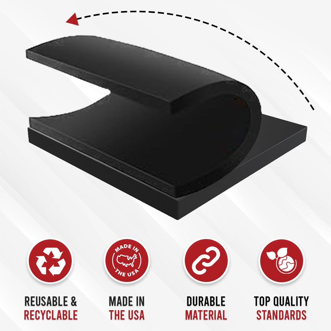 bullke pad next to ruler and hand showing 12 inch scale and portability