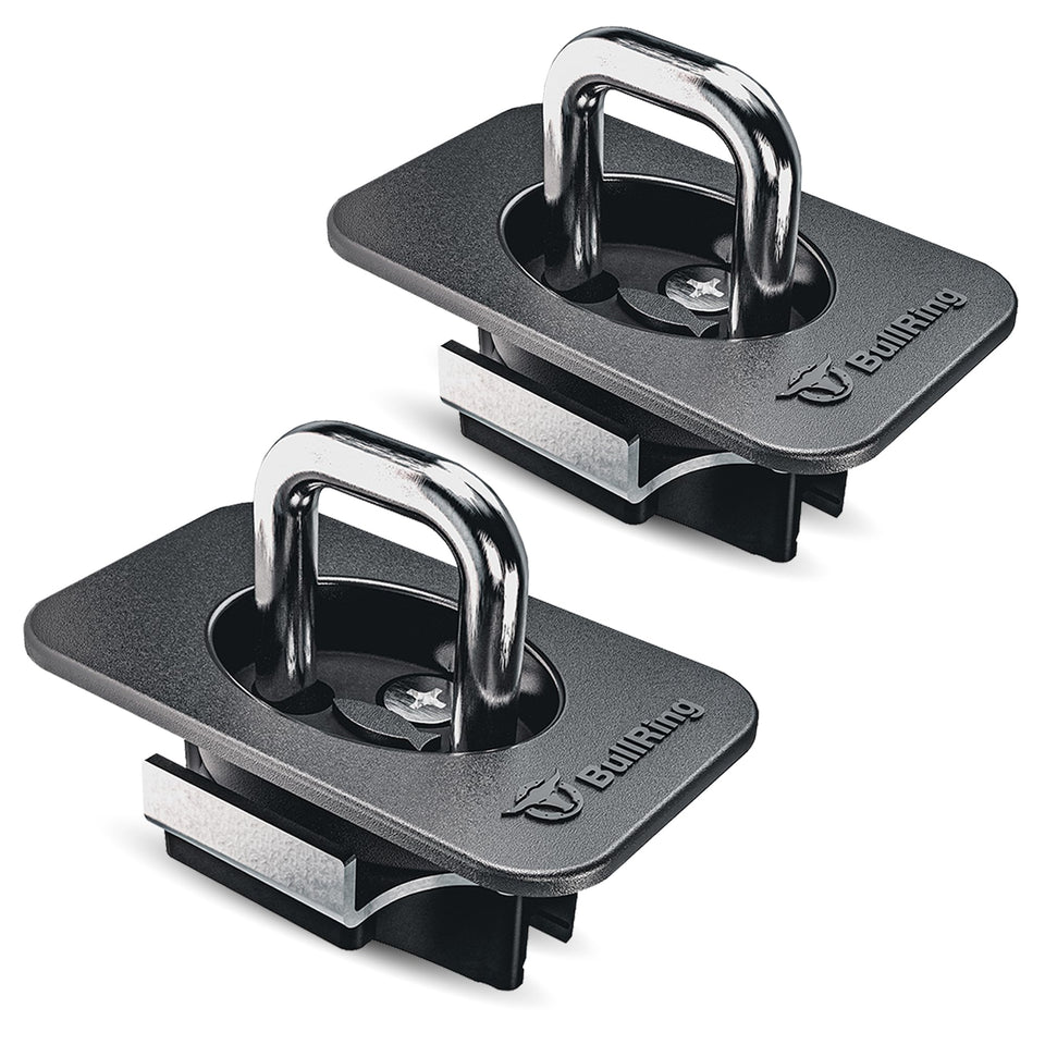 BullRing front packaging showing flush-fit anchors and benefits