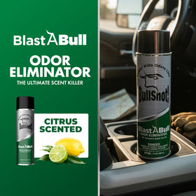 BullSnot BlastABull being sprayed demonstrating easy application