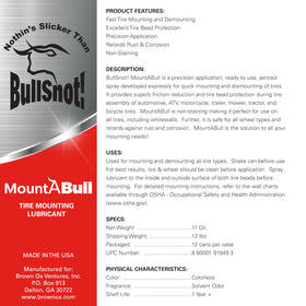 BullSnot! can in hand showing compact 11oz size for portability and convenience
