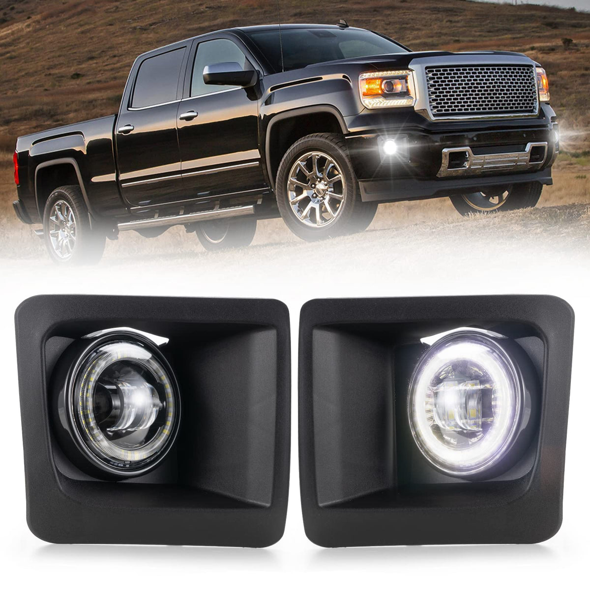 BUNKER INDUST front fog lamp assembly showing OEM fit and modern look