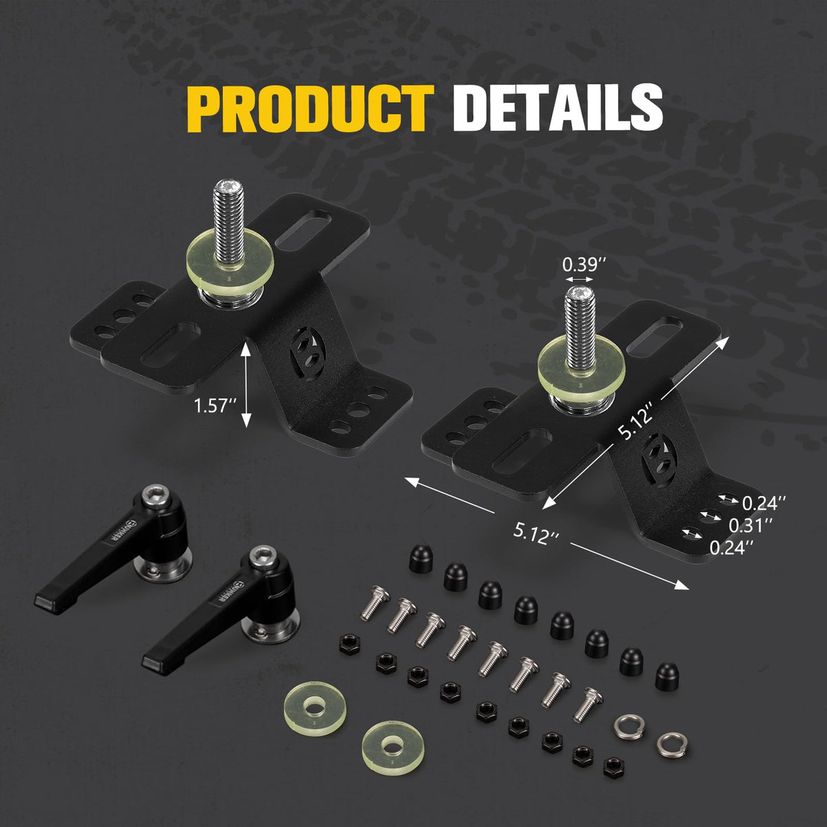 BUNKER INDUST stainless finish highlighting E-coating and powder coat corrosion resistance