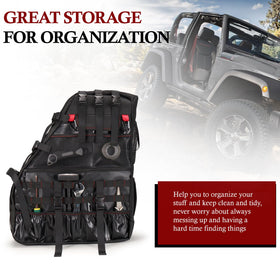 BUNKER INDUST converted to backpack for portable carrying on hikes