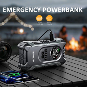 BUPMOVA USB ports close-up showing device-charging benefit