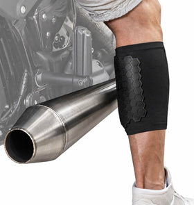 Burn Jacket Pro front view showing full calf coverage and secure fit