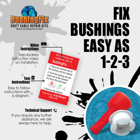 BushingFix replacement bushing close-up highlighting durable construction