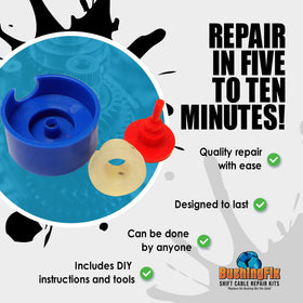 BushingFix installation tool detail demonstrating precise seating of bushing