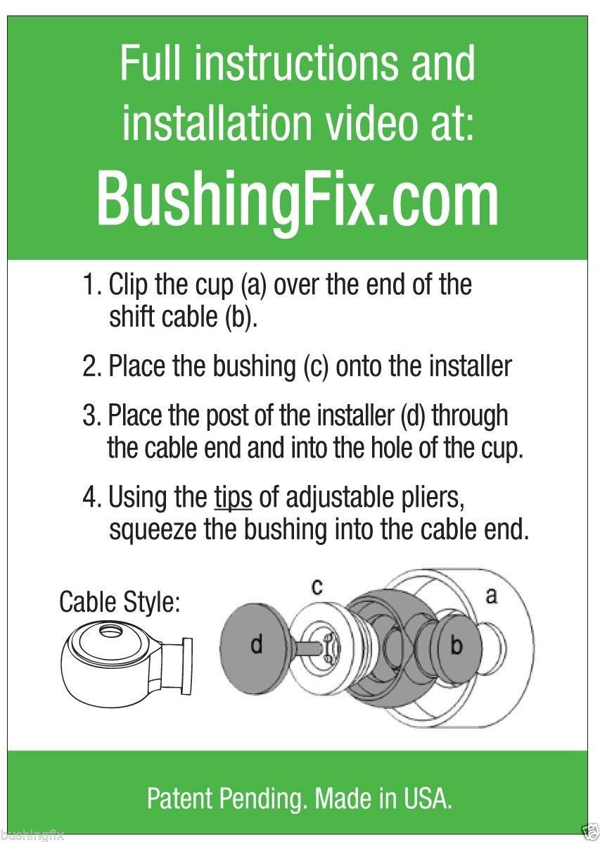 BushingFix instructional video screenshot aiding DIY installers step-by-step
