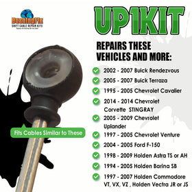 BushingFix kit contents laid out to show every included piece for fast install