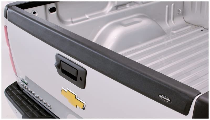 Bushwacker tailgate cap installed on GMC Sierra demonstrating factory fit