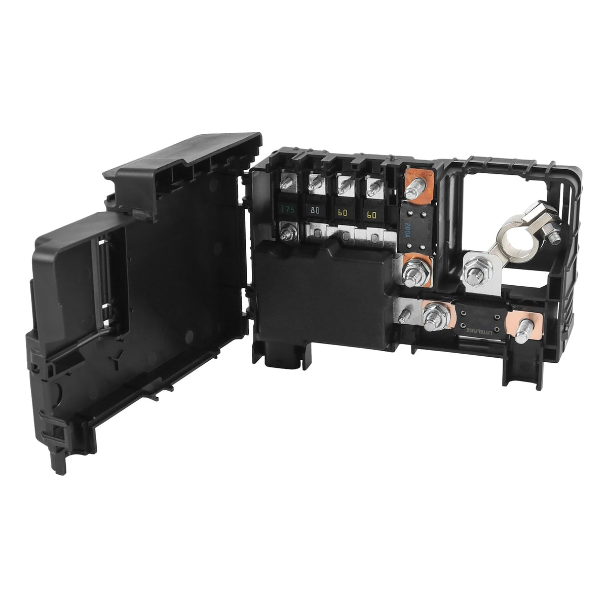 BUSIDN fuse block front view showing fitment and easy replacement benefits