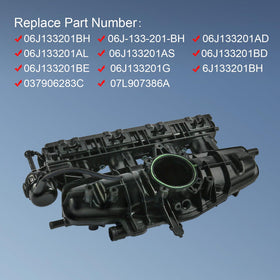 BUSIDN manifold installed in engine bay demonstrating correct fit and restored engine sealing