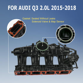BUSIDN manifold close-up of intake runners showing smooth surfaces for improved airflow