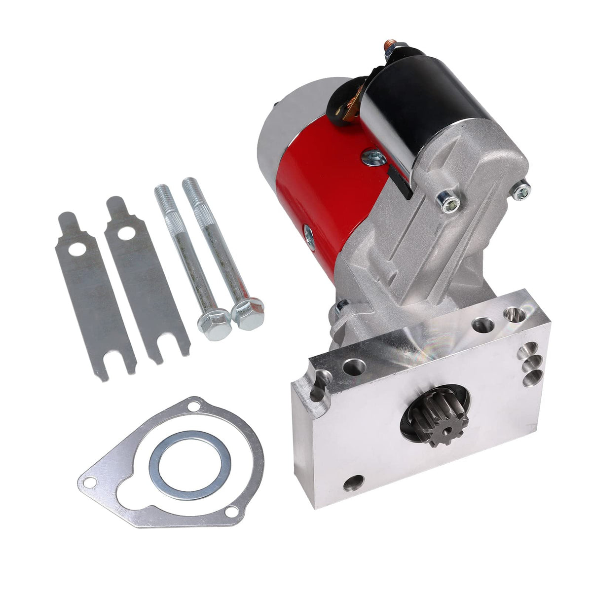 BUSIDN mini starter front view showing housing and terminal for reliable starts
