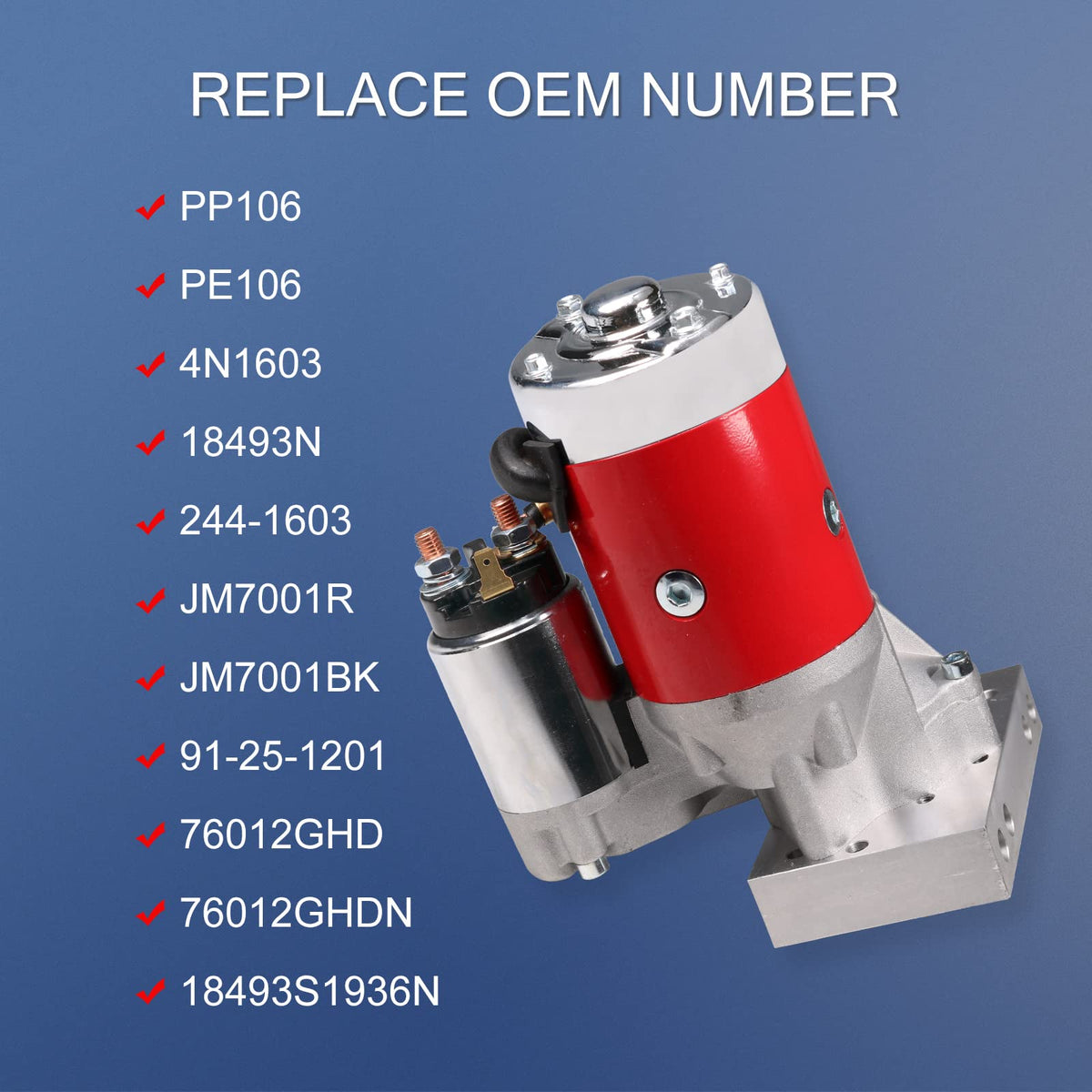 BUSIDN starter held in hand for scale showing compact high-torque benefit