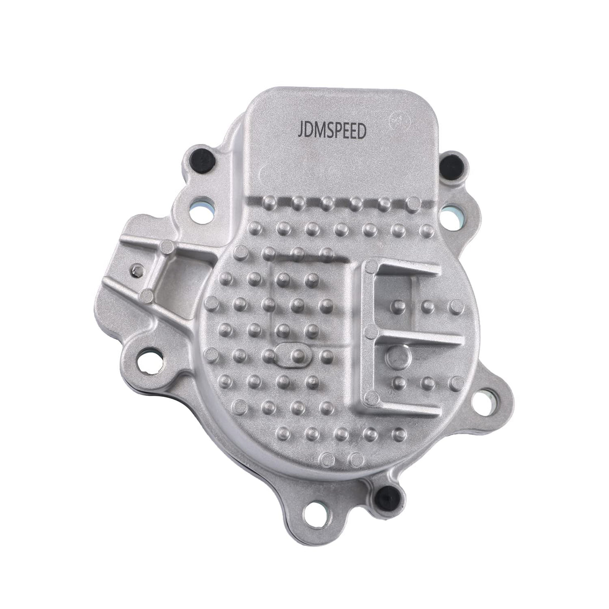 BUSIDN front view of water pump showing mounting points and pump body benefit fitment