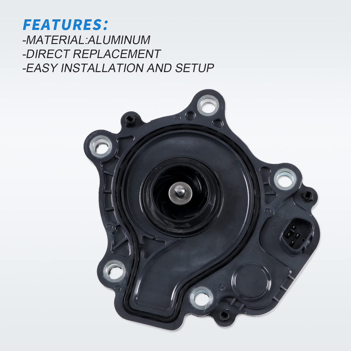 BUSIDN pump installed in hybrid engine bay demonstrating direct-fit replacement benefit