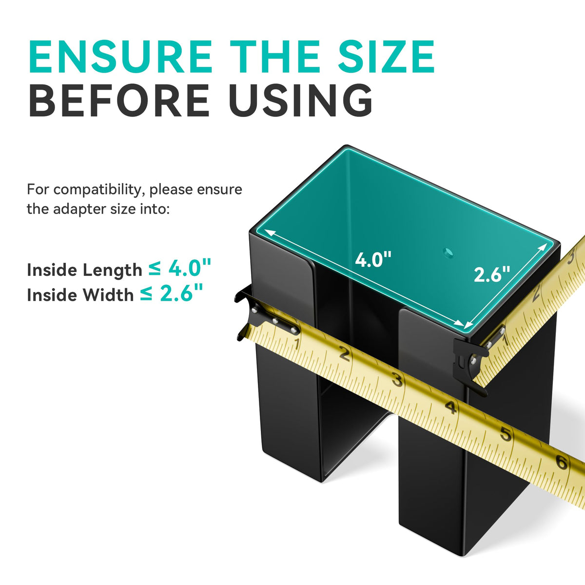 bussdis holder with hand for scale showing compact size and easy handling