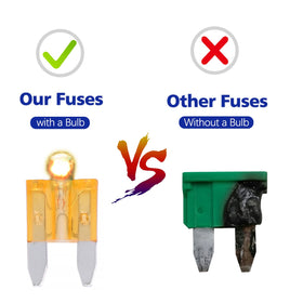 BUSY-CORNER fuses installed in car fusebox demonstrating quick replacement benefit