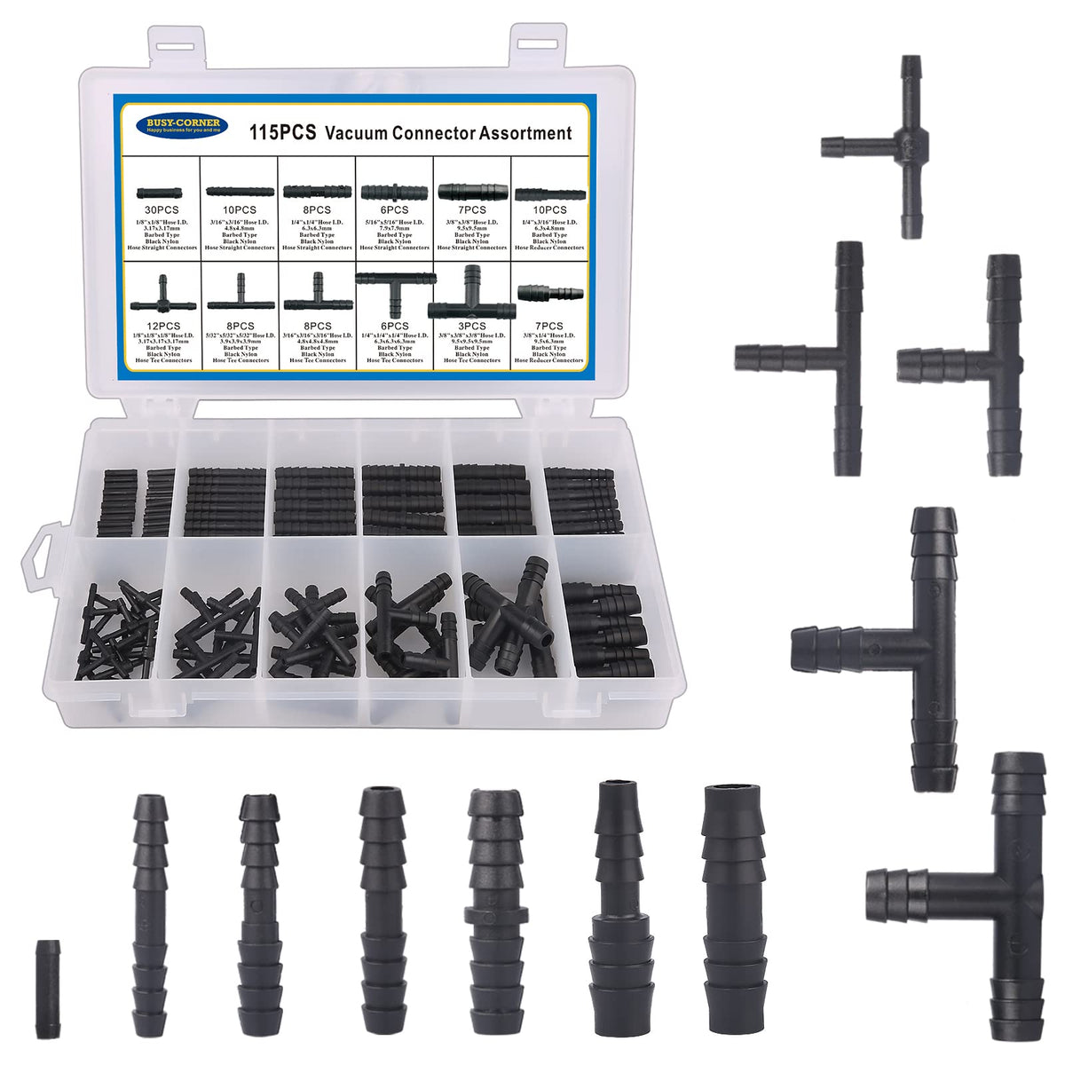 BUSY-CORNER kit on garage bench illustrating ready-to-use convenience for repairs
