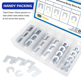 BUSY-CORNER transparent storage box open with organized compartments for fast access