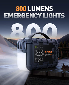 BuTure VAC roadside scene jump-starting a car offering dependable emergency assistance