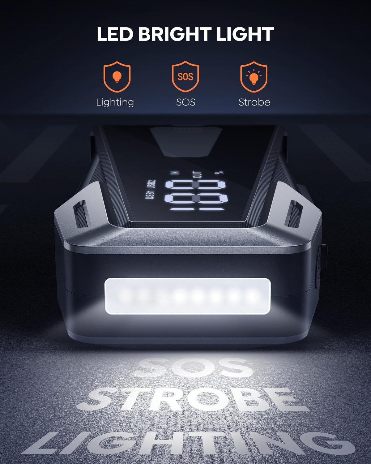 BuTure VAC side view highlighting USB ports for fast device charging