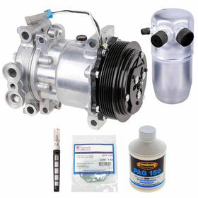 BUYAUTOPARTS! front view of compressor showing fit and mounting benefits