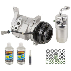 BUYAUTOPARTS! compressor front view showing mounting points and fitment benefit