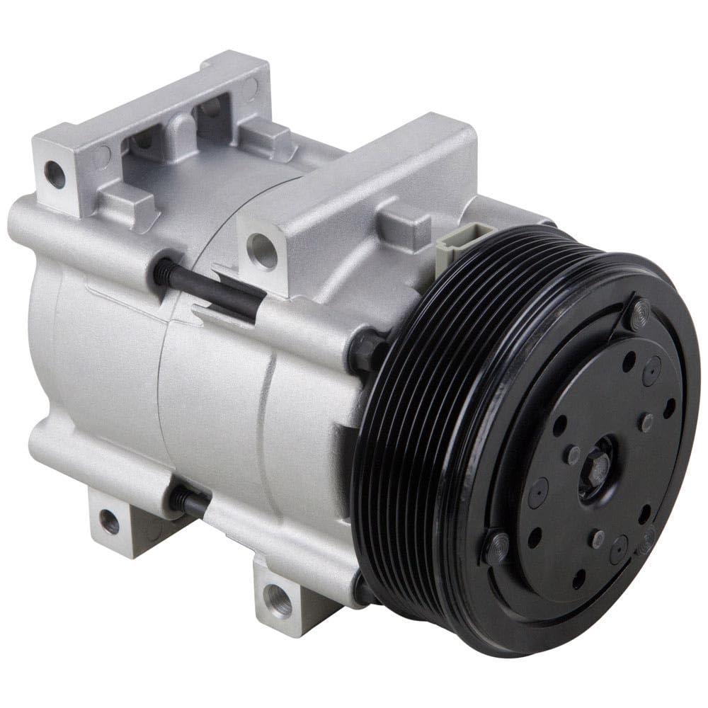 BUYAUTOPARTS compressor front view showing new assembly and reliable fit