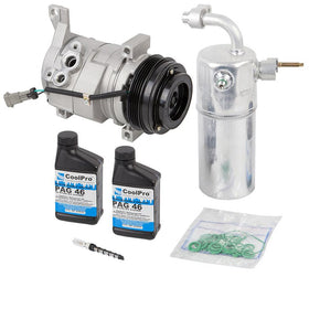 BuyAutoParts front packaging showing complete compressor kit and fitment benefit