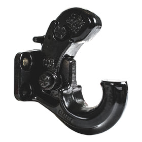 Buyers Products 10040 close-up of spring-loaded latch highlighting quick, secure engagement benefit