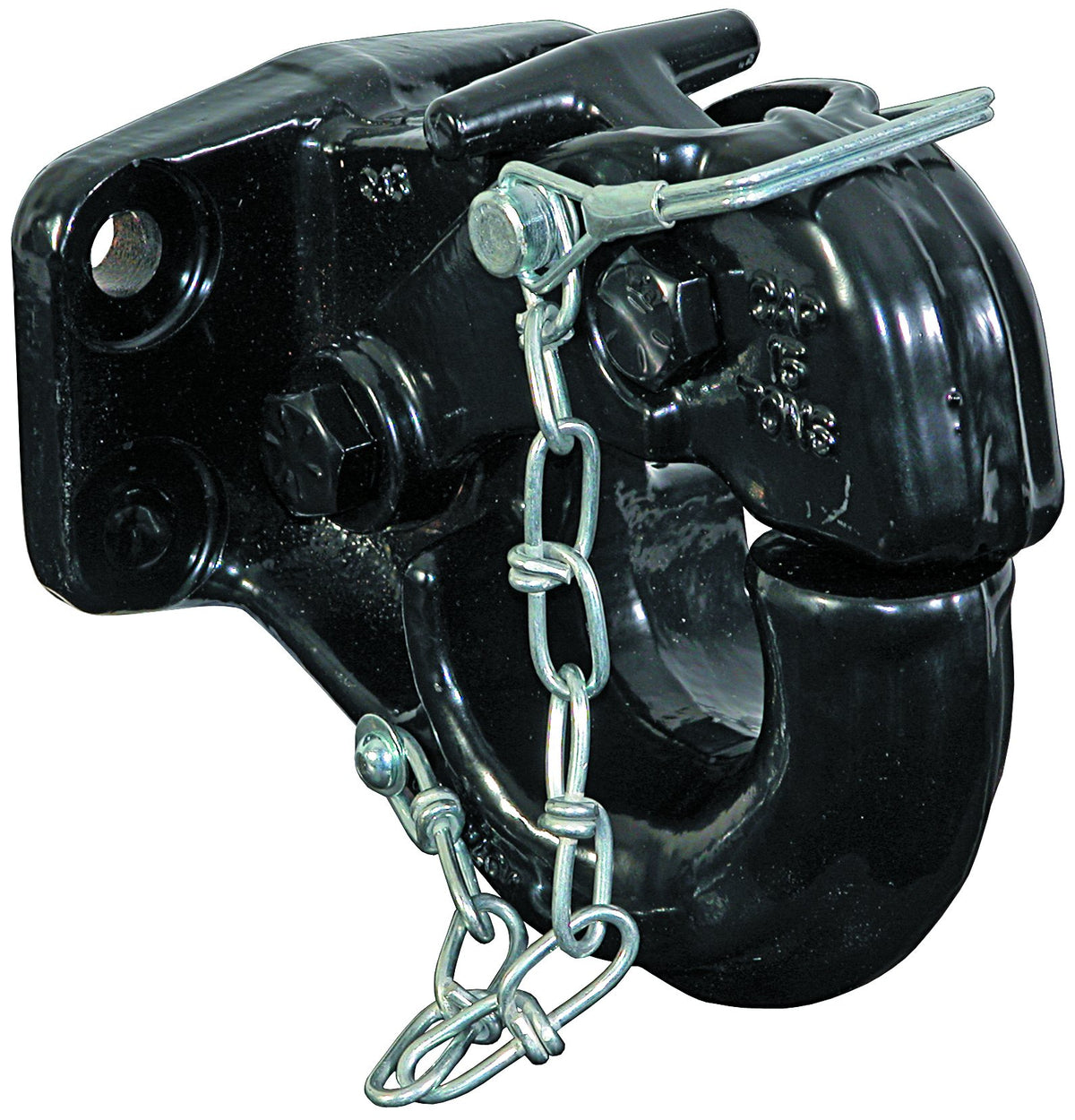 Buyers Products 10040 front profile showing robust pintle hook and secure connection benefit