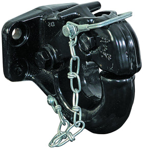 Buyers Products 10040 front profile showing robust pintle hook and secure connection benefit
