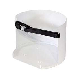 Buyers Products front view of rack showing secure cooler placement and organized storage benefit
