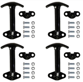 Buyers Products front view of four-piece latch kit showing included keepers and hardware for quick installation